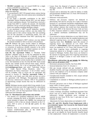 Instructions for Schedule 1 Additions and Subtractions - Michigan, Page 3