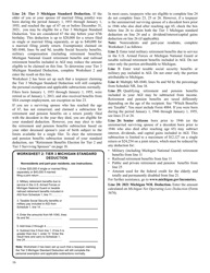 Instructions for Schedule 1 Additions and Subtractions - Michigan, Page 5