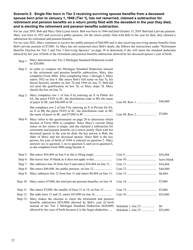 Instructions for Form 4884 Michigan Pension Schedule - Michigan, Page 6