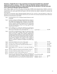 Instructions for Form 4884 Michigan Pension Schedule - Michigan, Page 7