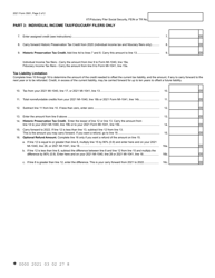 Form 3581 Michigan Historic Preservation Tax Credit - Michigan, Page 2