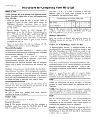 Form MI-1040D Michigan Adjustments of Capital Gains and Losses - Michigan, Page 3