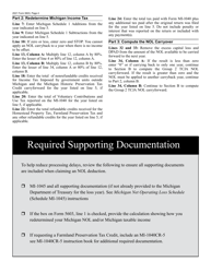 Form 5603 Michigan Farming Loss Carryback Refund Request - Michigan, Page 4