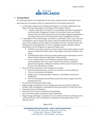 Commercial Submittal Requirements for Site Engineering - City of Orlando, Florida, Page 4