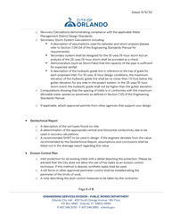Commercial Submittal Requirements for Site Engineering - City of Orlando, Florida, Page 5