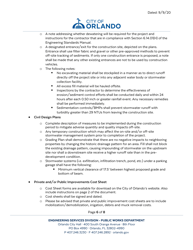 Commercial Submittal Requirements for Site Engineering - City of Orlando, Florida, Page 6