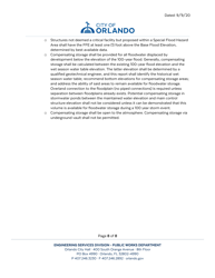 Commercial Submittal Requirements for Site Engineering - City of Orlando, Florida, Page 8