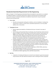 Residential Submittal Requirements for Site Engineering: - City of Orlando, Florida, Page 3