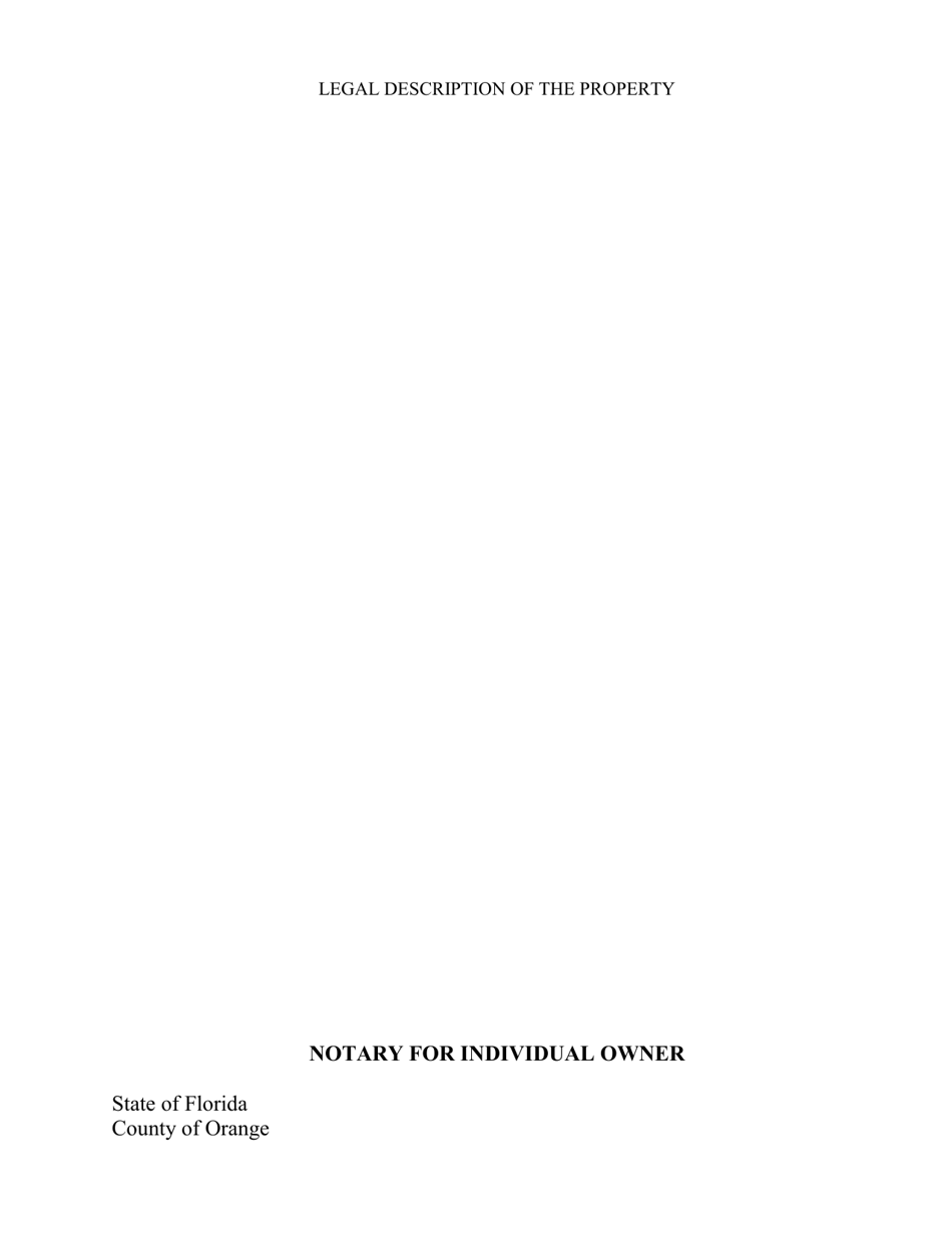 Hold Harmless Agreement - City of Orlando, Florida, Page 3