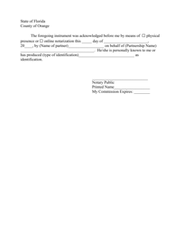 Hold Harmless Agreement - City of Orlando, Florida, Page 5
