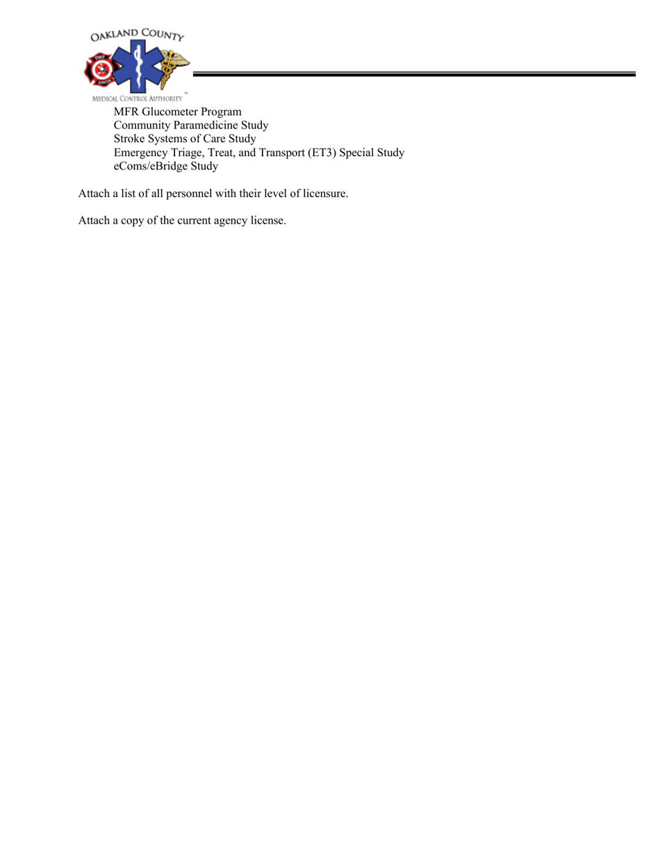 Life Support Agency Letter of Compliance 8-1.1 - Oakland County, Michigan, Page 4