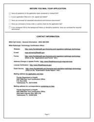 Form DH1006 Application for Certification as a Basic X-Ray Machine Operator or Basic X-Ray Machine Operator - Podiatric Medicine - Florida, Page 3