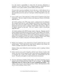 Monthly Garage Permit Parking Agreement - City of Orlando, Florida, Page 2