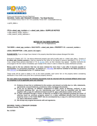 Affidavit to File for Tax Deed Surplus Funds (Prior to 10/1/2018) - Broward County, Florida