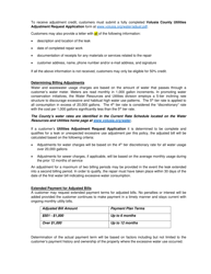 Utilities Adjustment Request Application - County of Volusia, Florida, Page 2