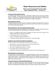 Document preview: Utilities Adjustment Request Application - County of Volusia, Florida