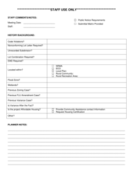 Pre-application Meeting Form - Volusia County, Florida, Page 2
