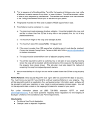 Conditional Use Application for Backyard Chickens - Volusia County, Florida, Page 2