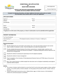 Conditional Use Application for Backyard Chickens - Volusia County, Florida, Page 3