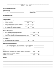 Conditional Use Application for Backyard Chickens - Volusia County, Florida, Page 4