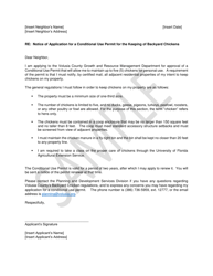 Conditional Use Application for Backyard Chickens - Volusia County, Florida, Page 5