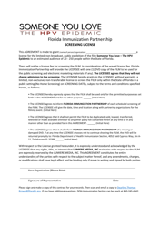 Document preview: Florida Immunization Partnership Screening License - Someone You Love: the Hpv Epidemic - Florida
