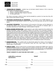 Home Program Requirements Addendum to Rental/Lease Agreement - City of San Diego, California, Page 2