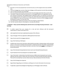 Subordination Submission Instructions and Checklist - City of San Diego, California, Page 3
