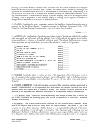 Agreement to Rent or Lease - City of San Diego, California, Page 8