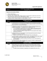 Form CL-0907-2201 Payment Plan Application - Volusia County, Florida, Page 3