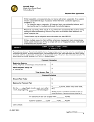 Form CL-0907-2201 Payment Plan Application - Volusia County, Florida, Page 4