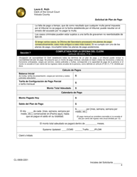 Formulario CL-0908-2202 Solicitud De Plan De Pago - Volusia County, Florida (Spanish), Page 4