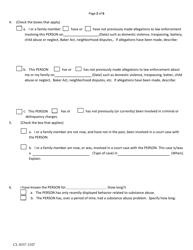 Form CL-0537-2107 Petition and Affidavit Seeking Involuntary Substance Abuse Assessment Stabilization - Volusia County, Florida, Page 2