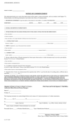 Form CL-0737-2009 &quot;Notice of Commencement&quot; - Volusia County, Florida