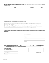 Form CL-0231-2107 Disposition of Personal Property Without Administration Verified Statement - Volusia County, Florida, Page 4