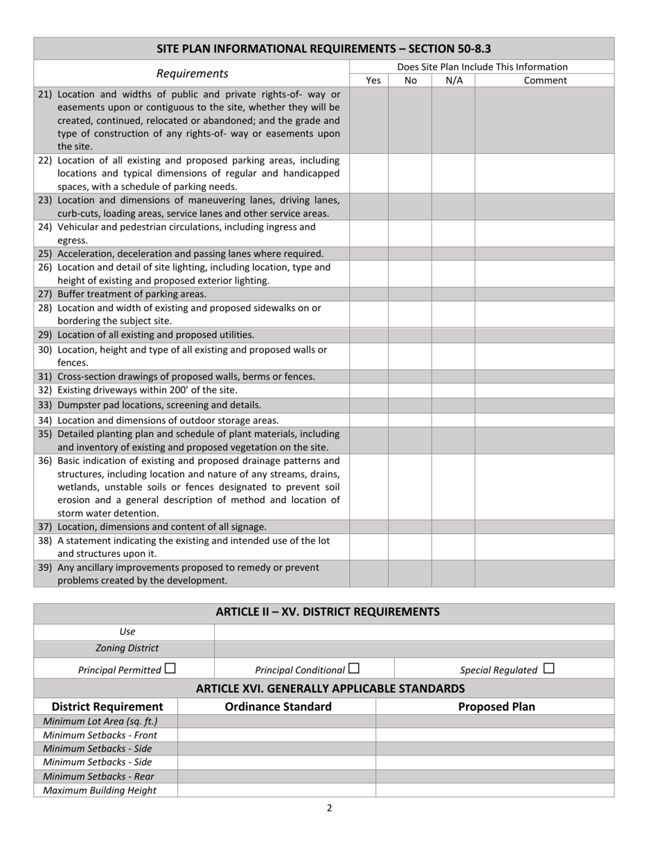 Certificate of Zoning Compliance Application - City of Flint, Michigan, Page 3