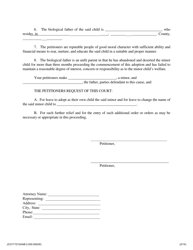Petition for Adoption - Adopting From Married Parents - Jackson County, Illinois, Page 2