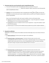 Motion to Modify Allocation of Parental Responsibilities - Jackson County, Illinois, Page 2