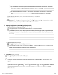 Motion to Modify Allocation of Parental Responsibilities - Jackson County, Illinois, Page 4