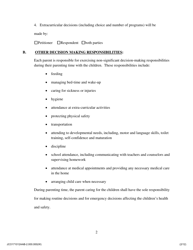 Agreed Allocation of Parental Responsibilities (No Support) - Jackson County, Illinois, Page 2