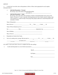 Order for Extension and/or Modification of Civil No Contact Order - Jackson County, Illinois, Page 2