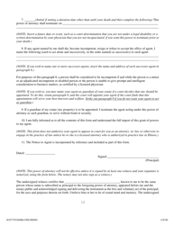 Illinois Statutory Short Form Power of Attorney for Health Care - Jackson County, Illinois, Page 12