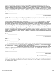 Illinois Statutory Short Form Power of Attorney for Health Care - Jackson County, Illinois, Page 13