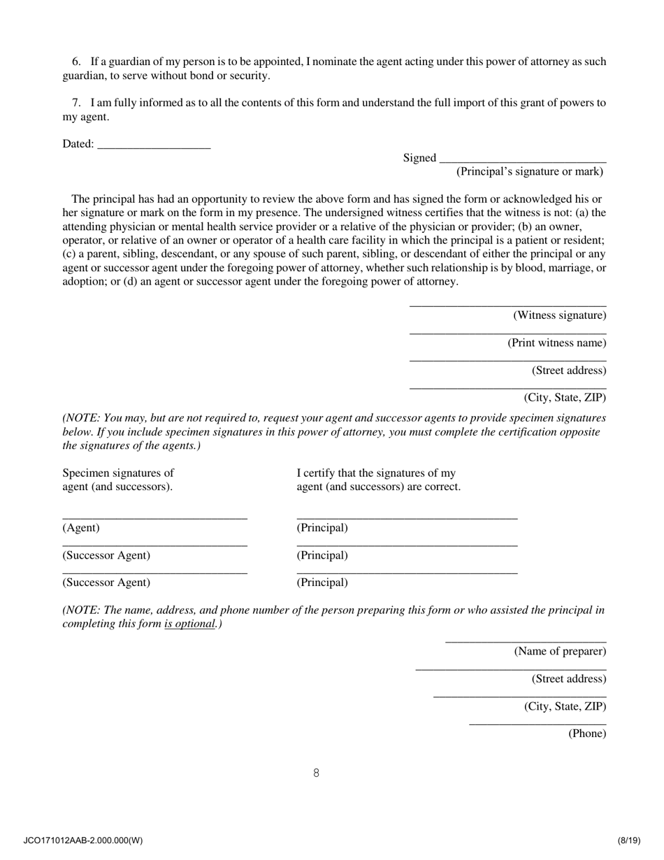 Jackson County, Illinois Illinois Statutory Short Form Power of ...