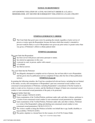 Civil No Contact Order (Sexual Conduct and/or Penetration) - Jackson County, Illinois, Page 3