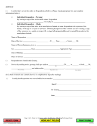 Order for Extension and/or Modification of Stalking No Contact Order - Jackson County, Illinois, Page 2