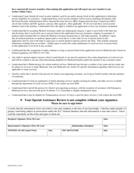 Form DAAS-8191 Special Assistance Re-enrollment Information Notice - North Carolina, Page 4