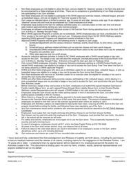 Form DHHS-0003 &quot;Liability Waiver for Employees, Activities Leaders and Class Coordinators, and State Employees' Spouses and Children 18 Years Old or Older Using the Haywood Gymnasium Facility&quot; - North Carolina, Page 2