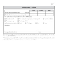 Form DTE24 Application for Real Property Tax Exemption and Remission - Tax Incentive Program - Butler County, Ohio, Page 3