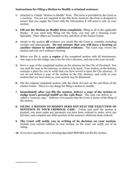 Motion to Modify Community Control - Cuyahoga County, Ohio, Page 2